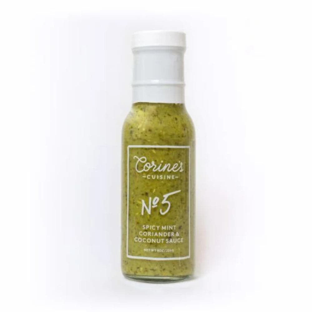 Corines Cuisine - No.5 Spicy Mint Coriander & Coconut Sauces, 8 Oz