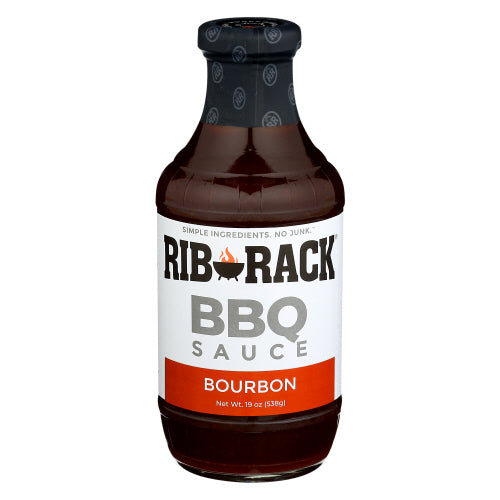 Rib Rack Sauce BBQ Southern Bourbon 19 Oz - Pack Of 6