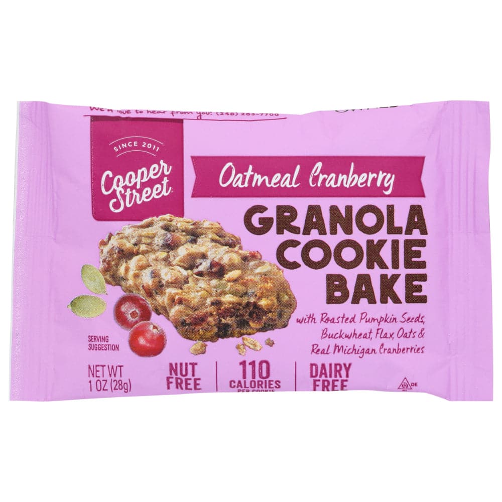 Cooper Street - Oatmeal Cranberry Granola Cookie Bake, 1 Oz