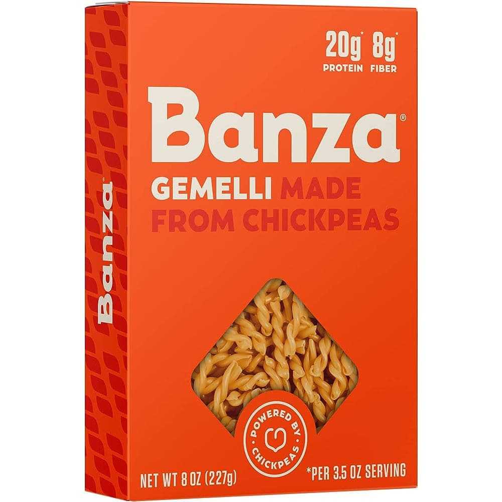 Banza - Chickpea Gemelli Pasta, 8 oz - Pack of 6