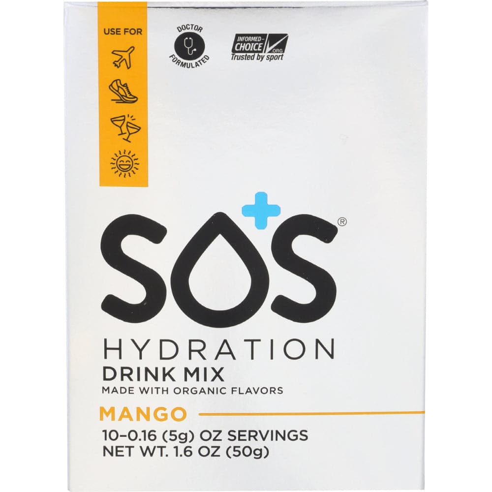 SOS Hydration - Electrolyte Drink mix Mango, 1.6 oz