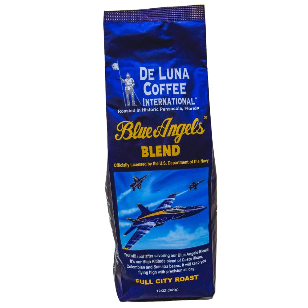 De Luna Coffee - Coffee Blue Angels Blend, 12 Oz (Pack of 6)