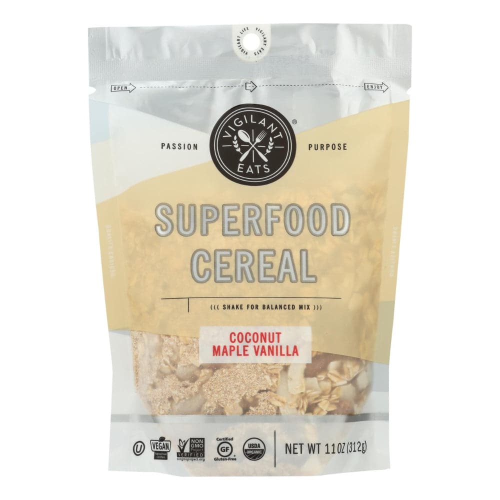 Vigilant Eats - Coconut Maple Vanilla Superfood Cereal