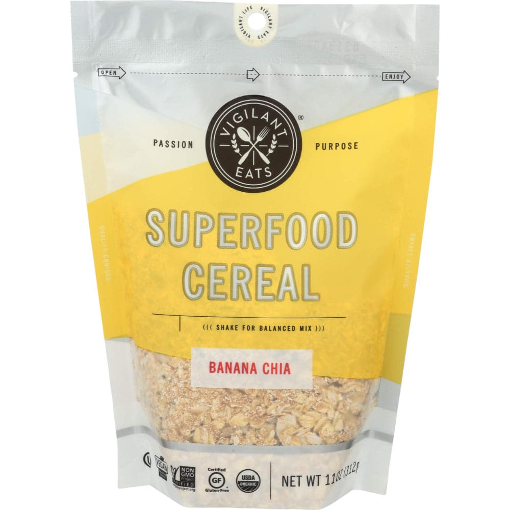 Vigilant Eats - Banana Chia Superfood Cereal