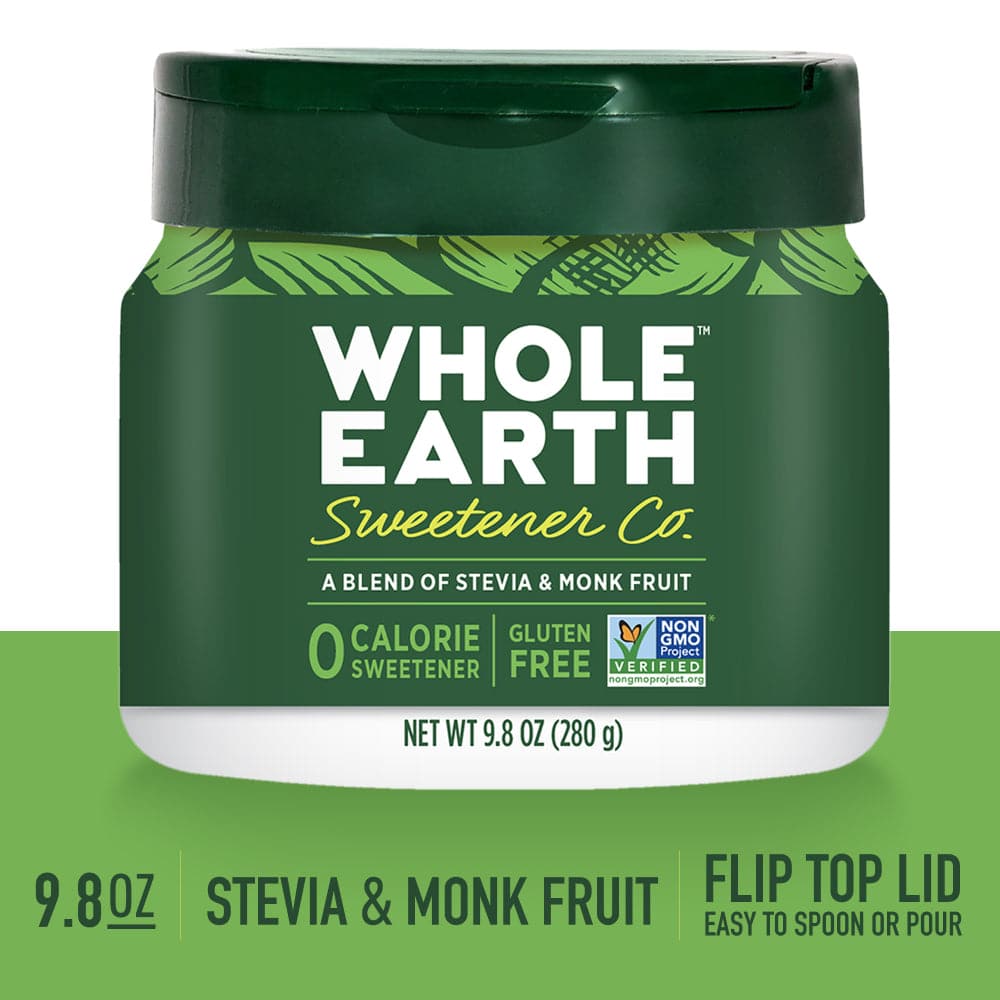 Whole Earth - Stevia & Monk Fruit Sweetener Bulk Jar