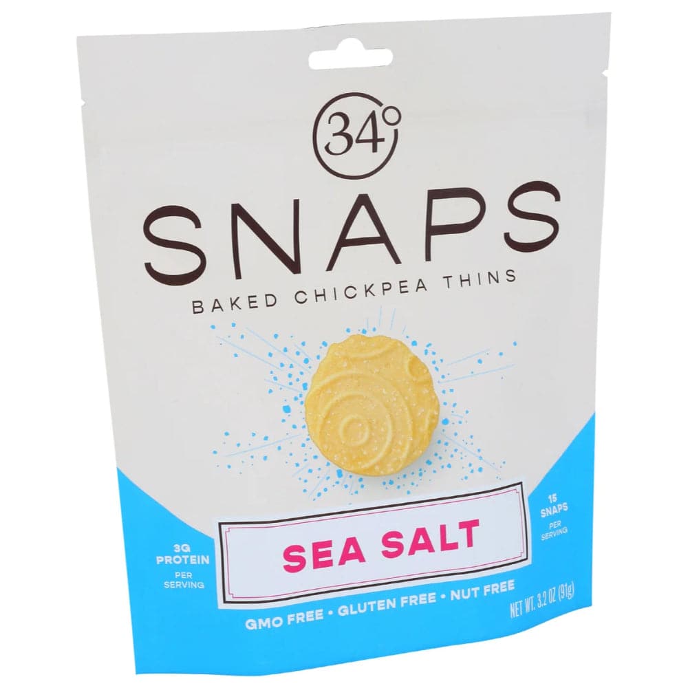 34 Degrees - Sea Salt Snaps, 3.2 Oz