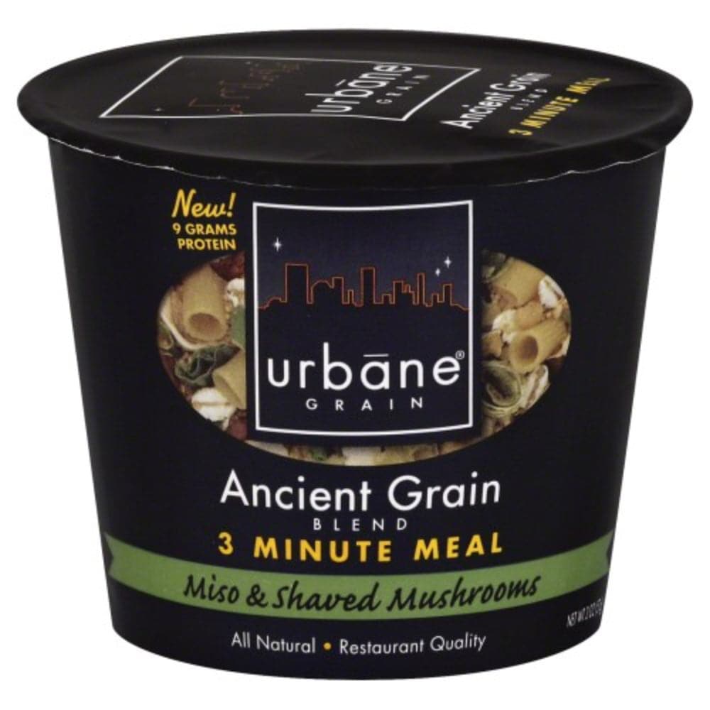 URBANE GRAIN - 3 Minute MEAL MISO & Shaved MUSHROOMS