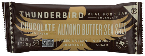 Thunderbird Energetica Bar Choc Almond Sea Sal 1.7 Oz - Pack Of 12