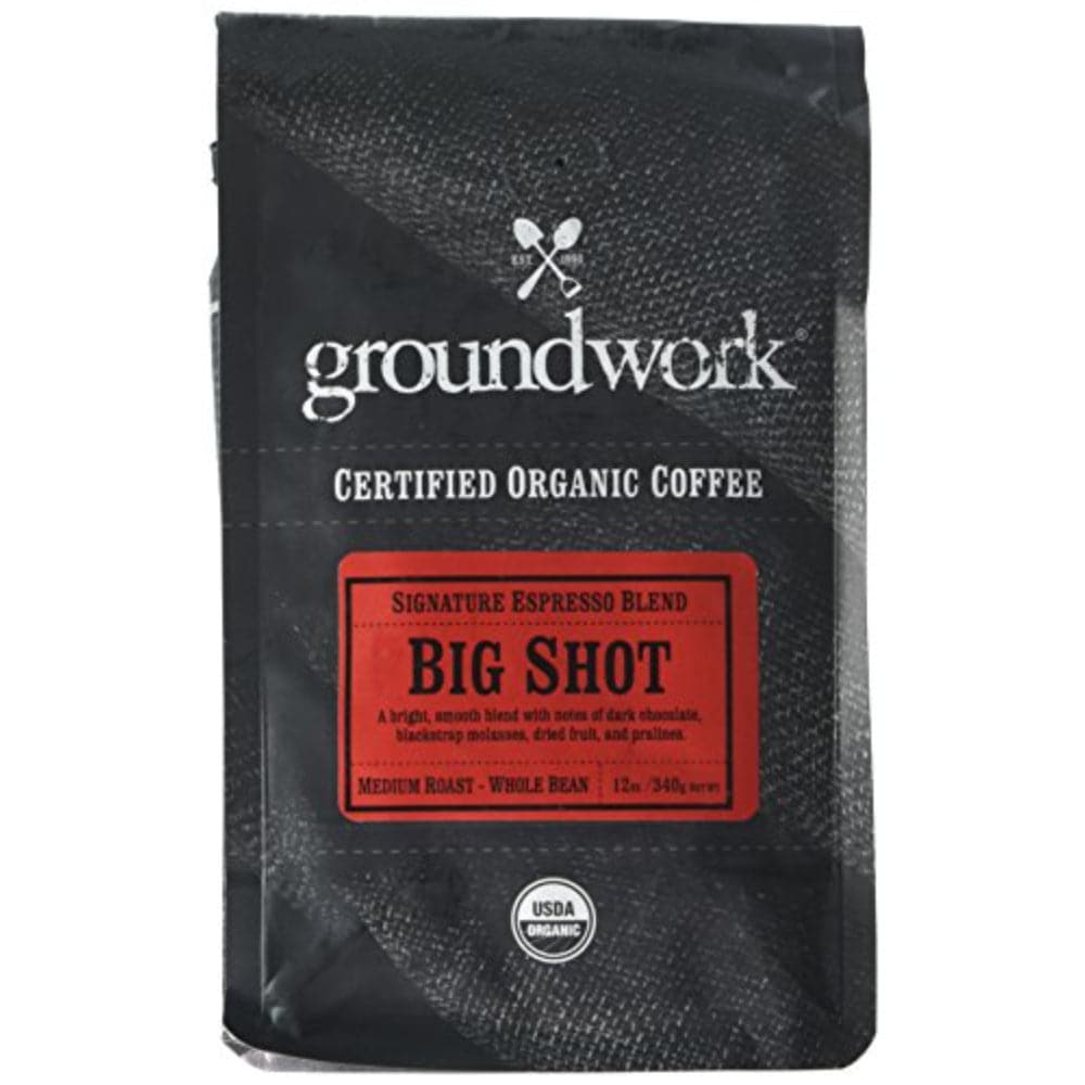 Groundwork - Certified Organic Whole Bean Coffee Big Shot