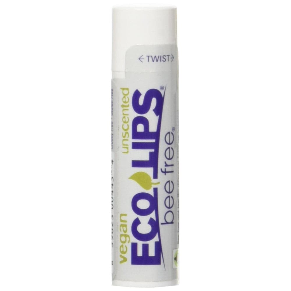 Eco Lips - Bee Free Vegan Lip Balm, Unscented, 0.15 oz