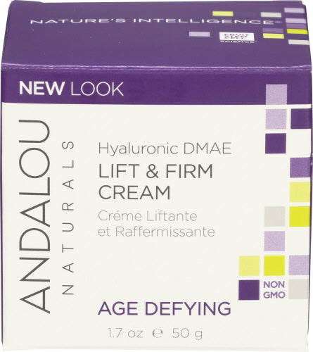 Andalou Naturals - Face Cream Lift & Firm Hyaluronic, 1.7 oz