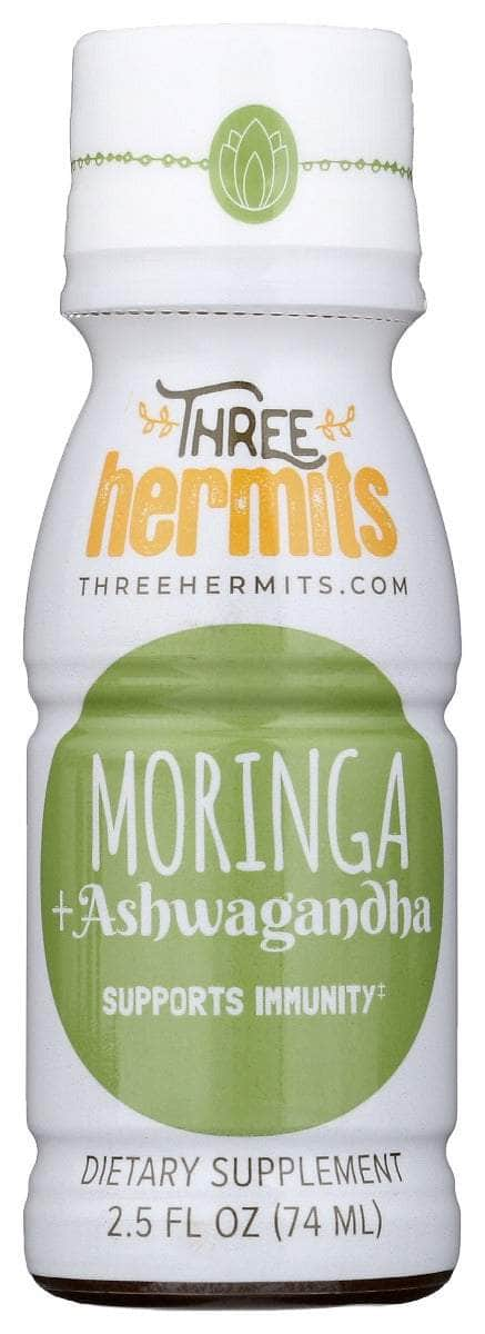 Three Hermits Shot Moringa Ashwagandha, 2.5 Fo | Pack Of 12