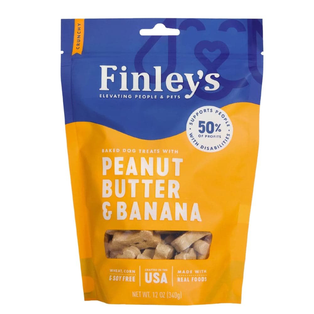 Finley'S - Peanut Butter & Banana Crunchy Biscuits