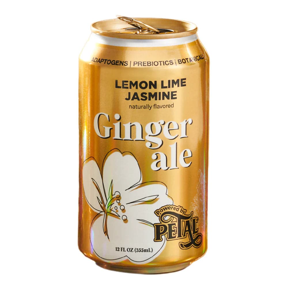 Petal - Lemon Lime Jasmine Ginger Ale Soda - 12floz