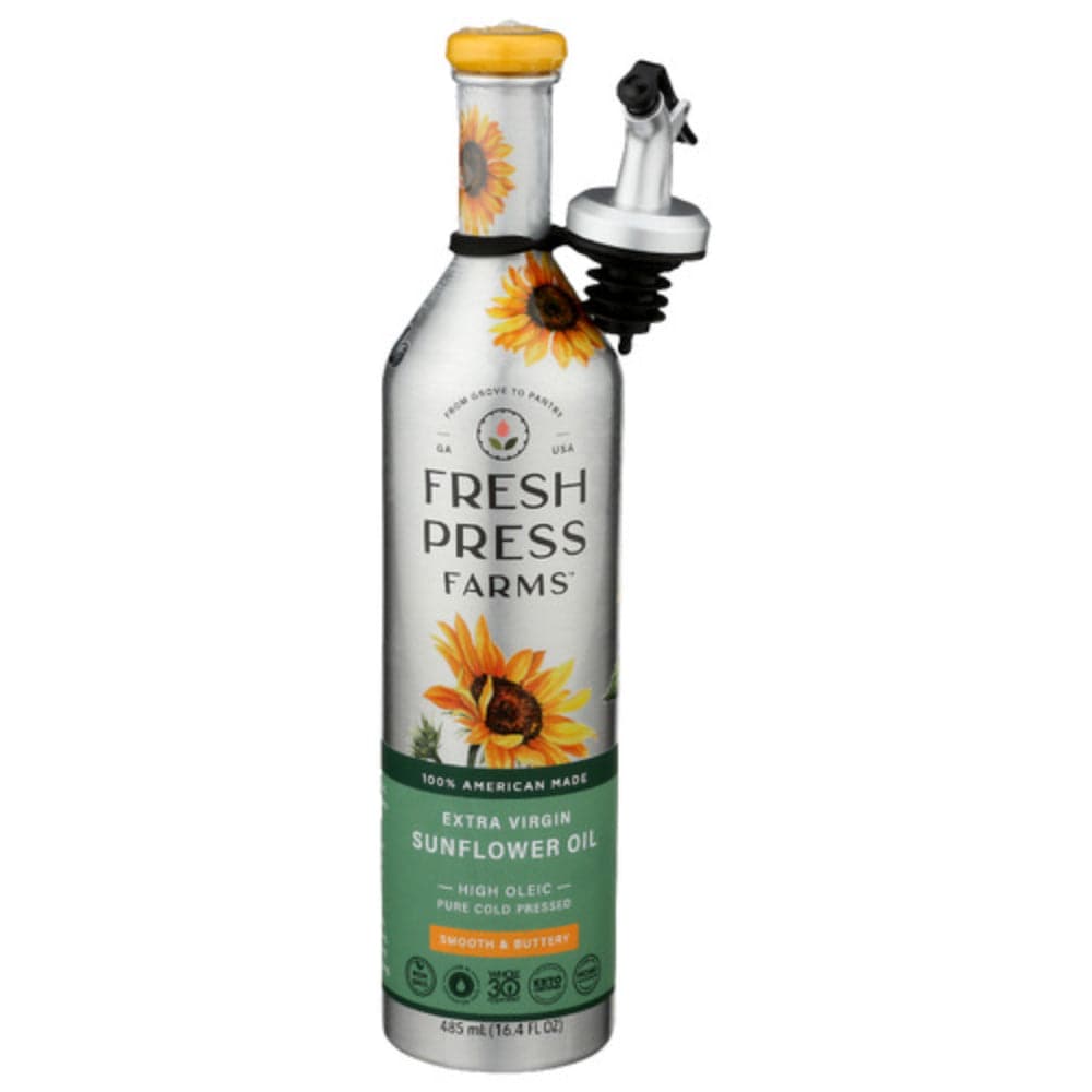 Fresh Press Farms - Extra Virgin Sunflower Oil 485 ML - (Pack of 6)