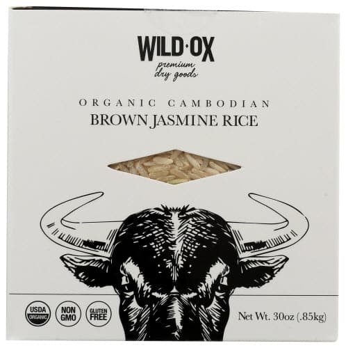 Wild Ox - Rice Jasmine Brown Cambodian, 30 oz | Pack of 6