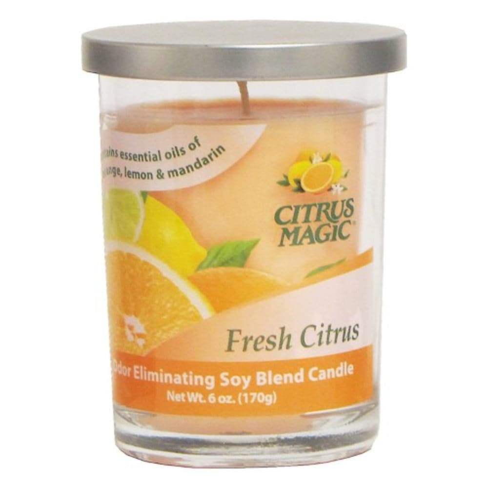 Citrus Magic - Fresh Citrus Odor Eliminating Soy Blend Candle, 6 Oz