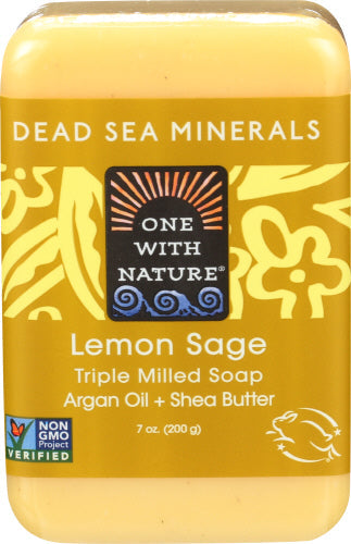 ONE WITH NATURE SOAP BAR LEMON SAGE 7 OZ - Pack of 1