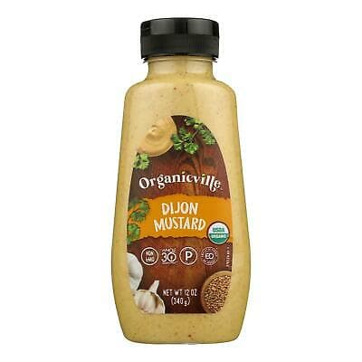 Organicville Organic Dijon Mustard 12 Oz -  Pack of 12