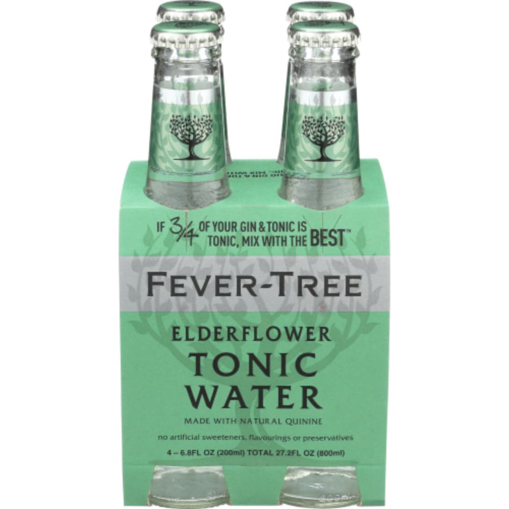 Fever Tree - Elderflower Water Tonic 27.2 FO - (Pack of 6)