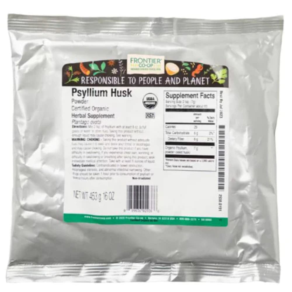 Frontier - Organic Psyllium Husk Powdered