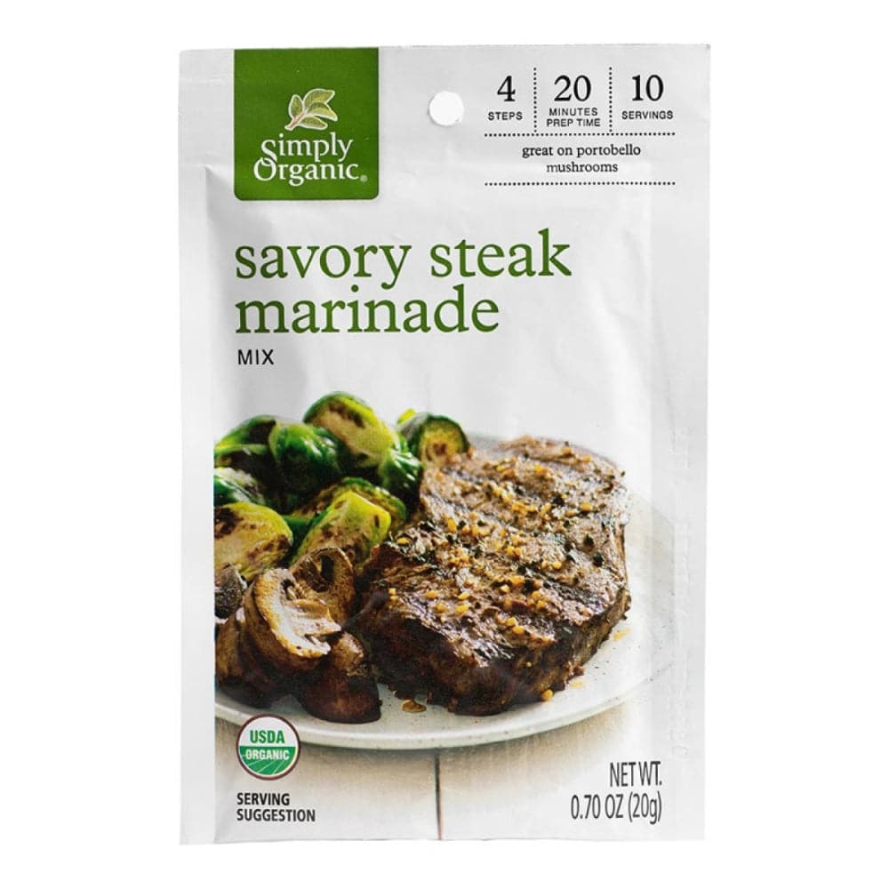 Simply Organic - Savory Steak Marinade Mix, .7 oz