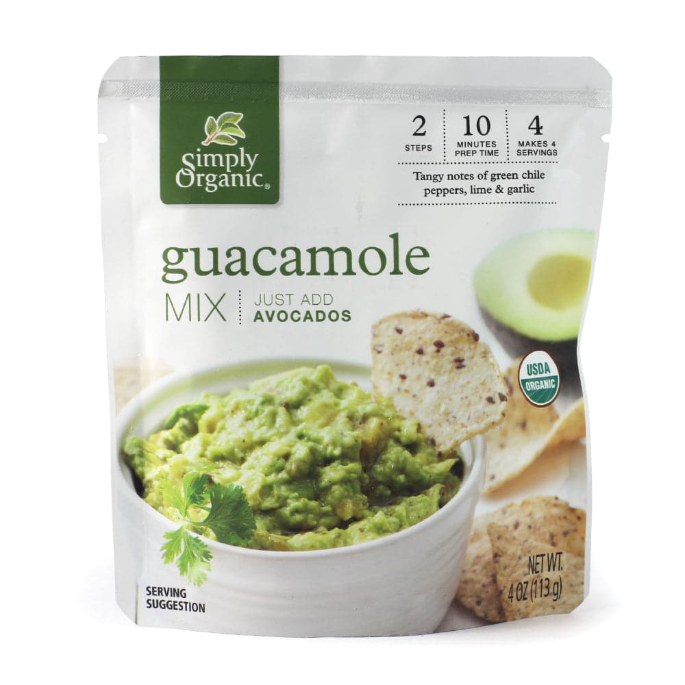 Simply Organic - Guacamole Mix Dip Sauce, 4 oz