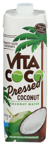 Vita Coco Coconut Water Pressed Coconut 33.8 Fo - Pack Of 12