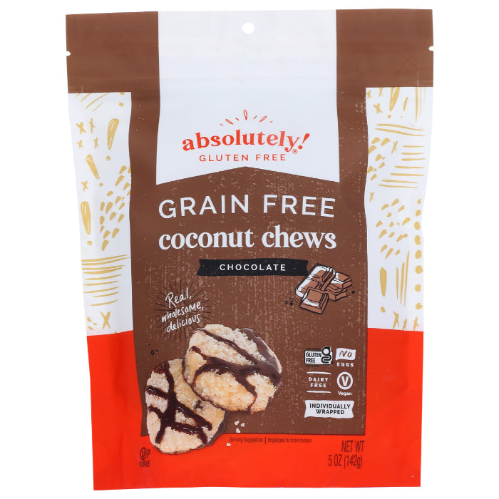 Absolutely - Gluten Free Chews Coconut With Cocoa, 5 Oz - Pack of 12