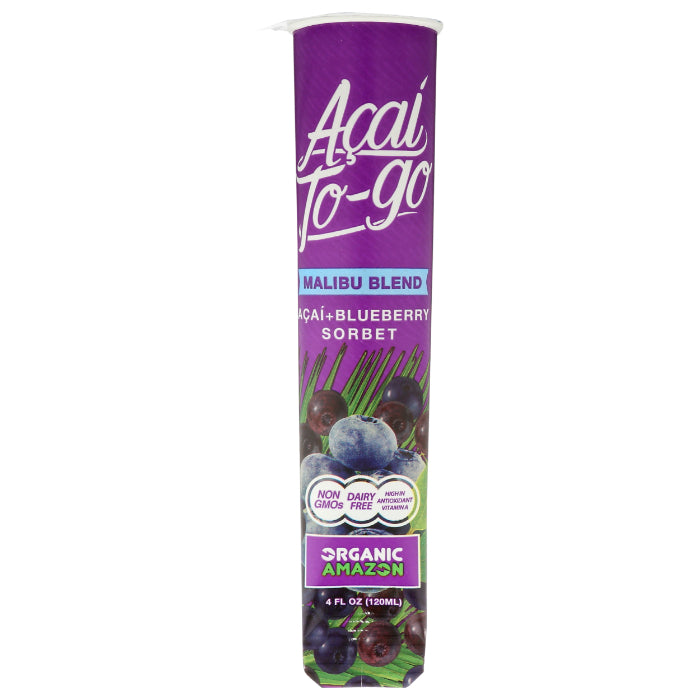 Acai To Go - Sorbet Blueberry, 4 Fo - Pack of 15