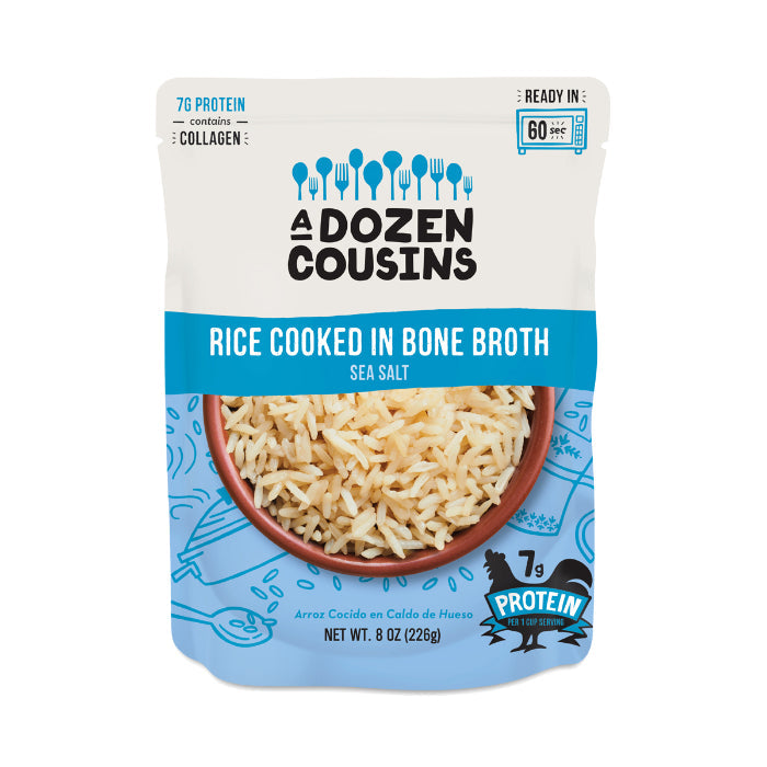 A Dozen Cousins - Rice Sea Salt RTE, 8 Oz - Pack of 6