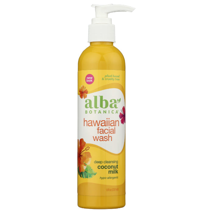 Alba Botanica - Face Wash Coconut Milk, 8 Oz - Pack of 1