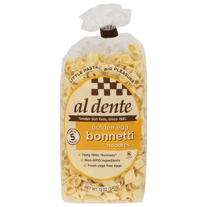 Al Dente - Pasta Golden Bonnetti, 12 Oz - Pack of 6