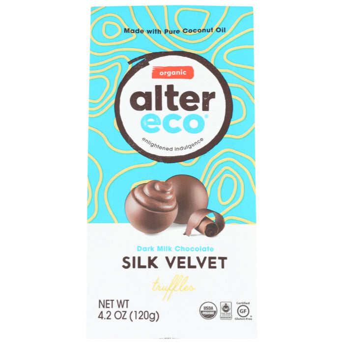 Alter Eco - Chocolate Truffle Velvet Organic 4.2 Oz - Pack of 8