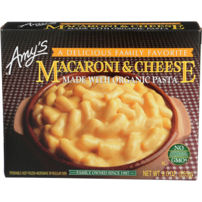 Amy's - Entrée Mac & Cheese, 9 Oz - Pack Of 12