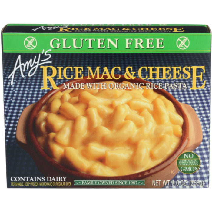 Amy's - Entrée Mac & Cheese Rice GF, 9 Oz - Pack Of 12