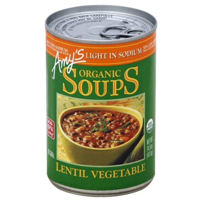 Amy's - Soup Vegetable Lentil GF Organic, 14.5 Oz - Pack Of 12