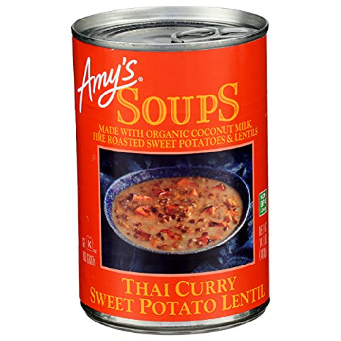 Amy's - Soup Thai Curry Sweet Lentil Organic, 14.1 Oz - Pack Of 12