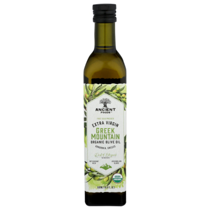 Ancient Foods Oil - Olive Mountain Extra Virgin, 500 ml - Pack Of 6