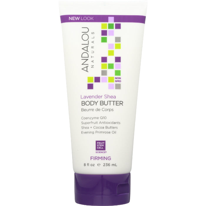 Andalou Naturals - Body Butter Firming Lavender Shea, 8 oz