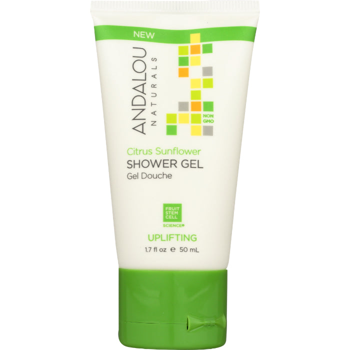 Andalou Naturals - Gel Shower Trial Size Citrus, 1.7 fl oz - Pack of 6