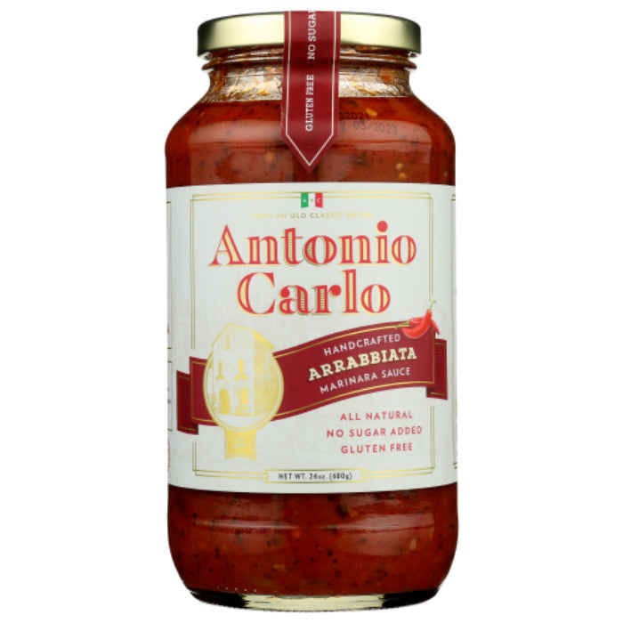 Antonio Carlo Gourmet Sauce - Arrabbiata, 24 Oz - Pack of 6