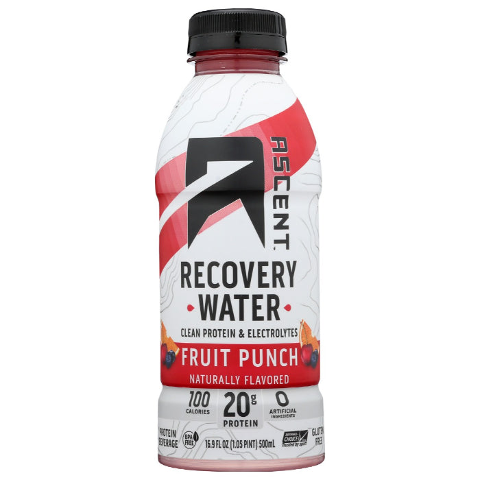 Ascent - Recovery Water Fruit Punch, 16.9 FO - Pack of 12