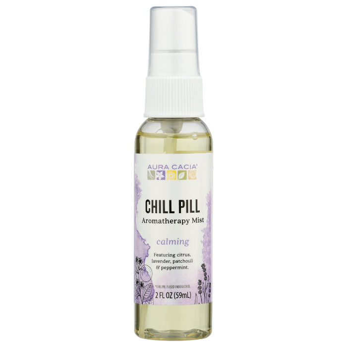 Aura Cacia - Aroma Mist Chill Pill, 2 OZ - Pack of 3