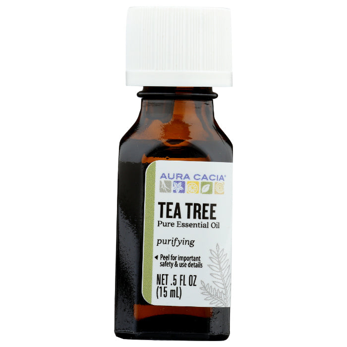 Aura Cacia - Essential Oil Tea Tree, 0.5 oz - Pack of 1