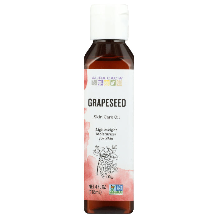 Aura Cacia - Skin Care Oil Grapeseed, 4 Oz - Pack of 1