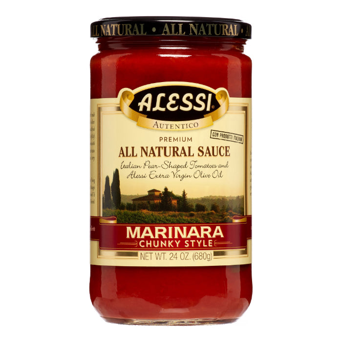 Alessi - Chunky Marinara Sauce, 24 Oz - Pack of 6