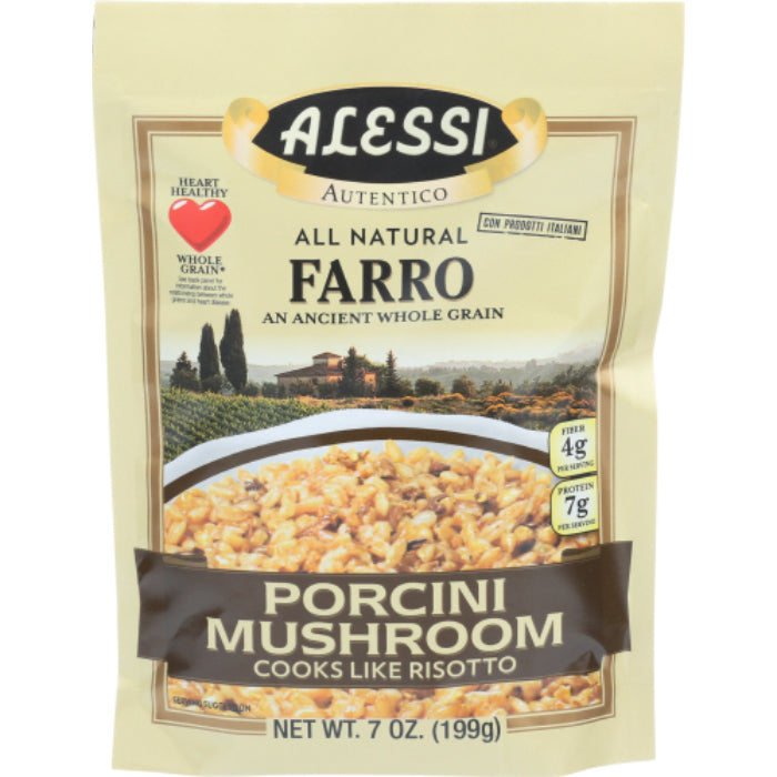 Alessi - Farro Al Funghi, 7 Oz - Pack of 6