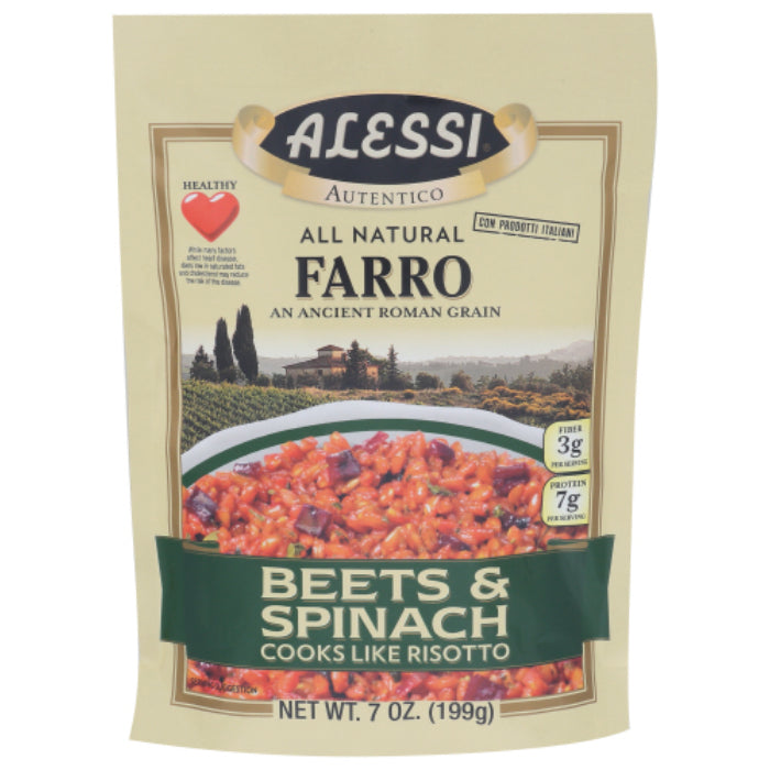 Alessi - Farro With Beets, 7 Oz - Pack of 6