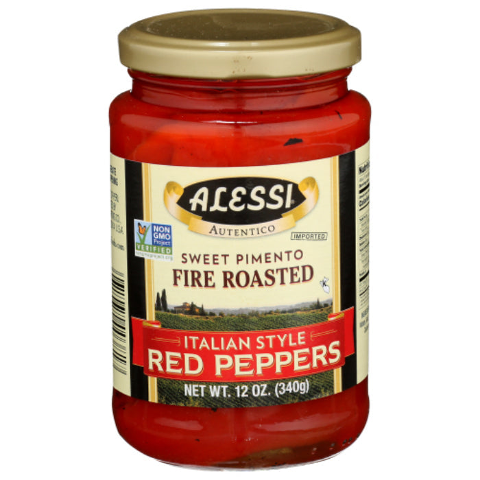 Alessi - Roasted Peppers, 12 Oz - Pack of 12